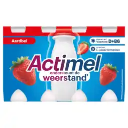 Albert Heijn Actimel Drinkyoghurt aardbei aanbieding