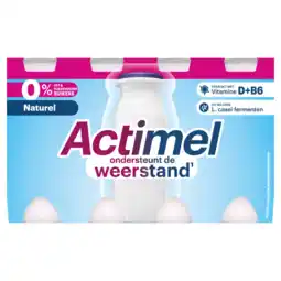 Albert Heijn Actimel Drinkyoghurt naturel 0% aanbieding