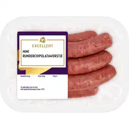 Albert Heijn AH Excellent Mini runderchipolataworstje aanbieding