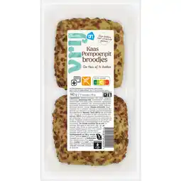Albert Heijn AH Glutenvrij Kaas pompoenpit broodjes aanbieding