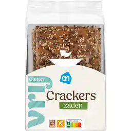 Albert Heijn AH Glutenvrij Crackers zaden aanbieding