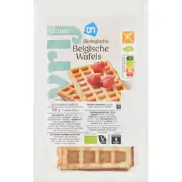 Albert Heijn AH Glutenvrij Biologische Belgische wafels aanbieding