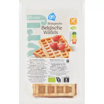 Albert Heijn AH Glutenvrij Biologische Belgische wafels aanbieding