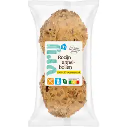 Albert Heijn AH Glutenvrij Rozijnen appelbollen met citroensmaak aanbieding