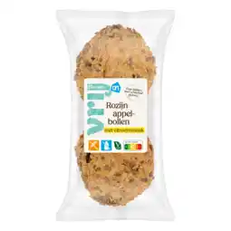Albert Heijn AH Glutenvrij Rozijnen appelbollen met citroensmaak aanbieding