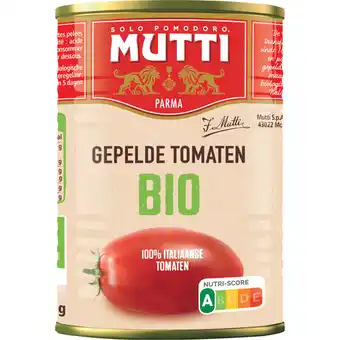 Albert Heijn Mutti Gepelde tomaten bio aanbieding