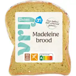 Albert Heijn AH Glutenvrij Madeleine brood half aanbieding