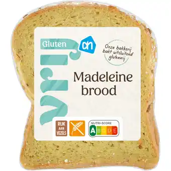 Albert Heijn AH Glutenvrij Madeleine brood half aanbieding