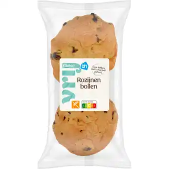 Albert Heijn AH Glutenvrij Rozijnen bollen aanbieding