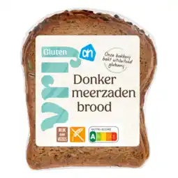 Albert Heijn AH Glutenvrij Brood donker meerzaden half aanbieding