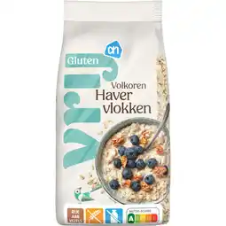 Albert Heijn AH Glutenvrij Volkoren havervlokken aanbieding