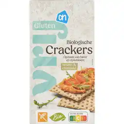 Albert Heijn AH Glutenvrij Biologisch crackers sesam & chiazaad aanbieding