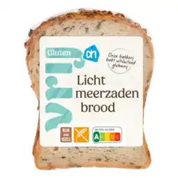 Albert Heijn AH Glutenvrij Brood licht meerzaden half aanbieding