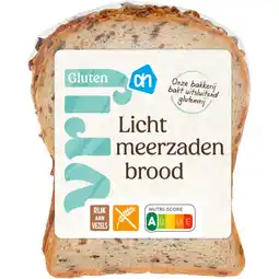 Albert Heijn AH Glutenvrij Brood licht meerzaden half aanbieding