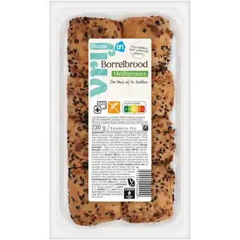 Albert Heijn AH Glutenvrij Borrelbrood Mediterraans aanbieding