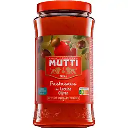 Albert Heijn Mutti Pastasaus met leccino olijven aanbieding