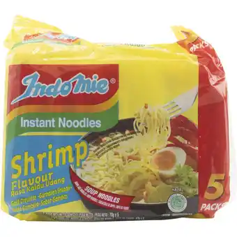 Albert Heijn Indo mie Noodles shrimp 5-pack aanbieding