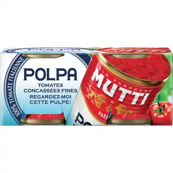 Albert Heijn Mutti Polpa fijne tomatenpulp 2-pack aanbieding