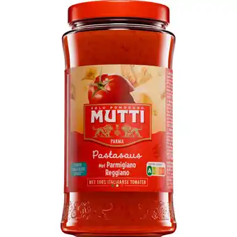 Albert Heijn Mutti Pastasaus met parmigiano reggiano aanbieding