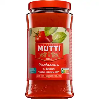 Albert Heijn Mutti Pastasaus met basilicum aanbieding