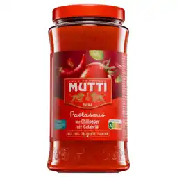 Albert Heijn Mutti Pastasaus met chilipeper aanbieding