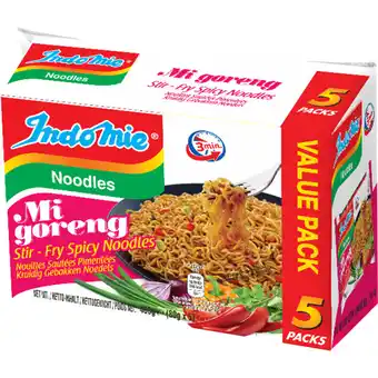 Albert Heijn Indo mie Noodles mi goreng spicy 5-pack aanbieding