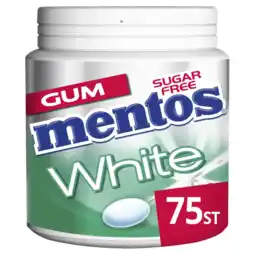 Albert Heijn Mentos Gum White green mint aanbieding