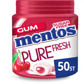 Albert Heijn Mentos Gum Pure fresh cherry aanbieding
