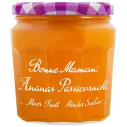 Albert Heijn Bonne Maman Ananas en passievrucht minder suiker aanbieding