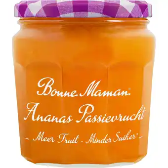 Albert Heijn Bonne Maman Ananas en passievrucht minder suiker aanbieding
