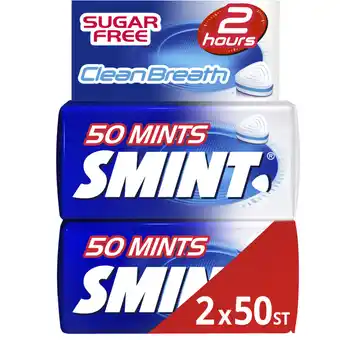 Albert Heijn Smint Clean breath peppermint aanbieding