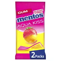 Albert Heijn Mentos Gum Aqua kiss 2-pack aanbieding