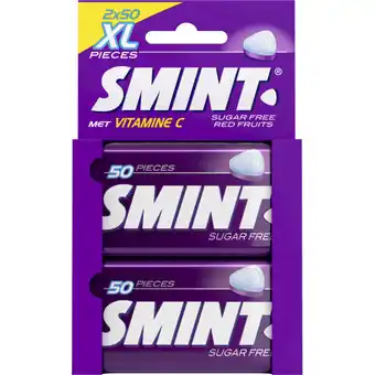 Albert Heijn Smint Red fruits XL mints sugarfree 2-pack aanbieding