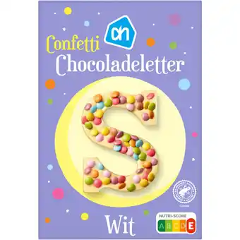 Albert Heijn AH Letter confetti wit aanbieding
