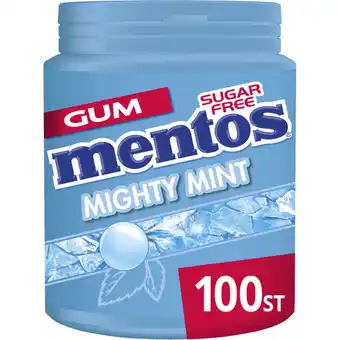 Albert Heijn Mentos Gum Mighty mint aanbieding