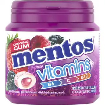 Albert Heijn Mentos Gum Vitamins forest fruit aanbieding