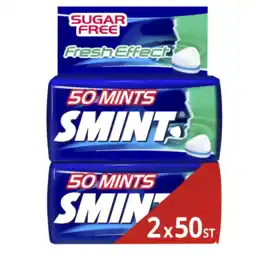 Albert Heijn Smint Fresh effect 2-pack sugarfree aanbieding