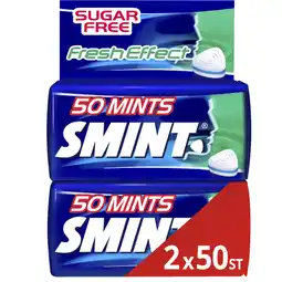 Albert Heijn Smint Fresh effect 2-pack sugarfree aanbieding