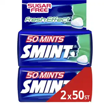 Albert Heijn Smint Fresh effect 2-pack sugarfree aanbieding