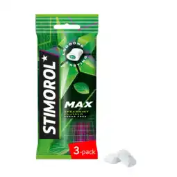 Albert Heijn Stimorol Max spearmint 3-pack aanbieding