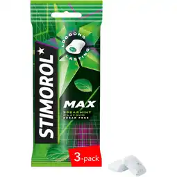 Albert Heijn Stimorol Max spearmint 3-pack aanbieding