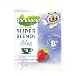 Albert Heijn Pickwick Super blends relax kruidenthee aanbieding
