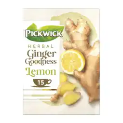 Albert Heijn Pickwick Ginger goodness lemon kruidenthee aanbieding