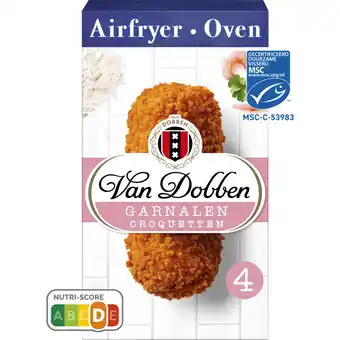 Albert Heijn Van Dobben Oven en airfryer garnalen croquetten aanbieding