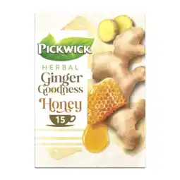 Albert Heijn Pickwick Ginger goodness honey kruidenthee aanbieding