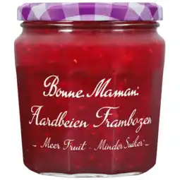 Albert Heijn Bonne Maman Aardbeien frambozen minder suiker aanbieding