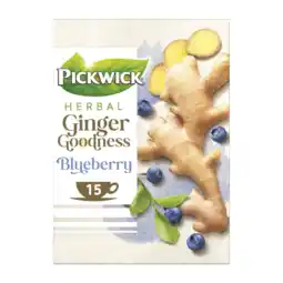 Albert Heijn Pickwick Ginger goodness blueberry kruidenthee aanbieding