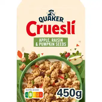 Albert Heijn Quaker Cruesli appel & rozijn aanbieding