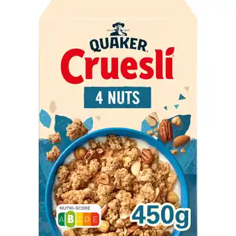 Albert Heijn Quaker Cruesli 4 nuts aanbieding