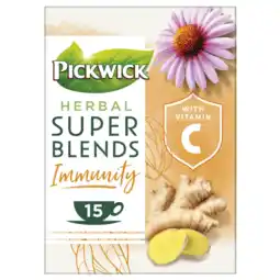Albert Heijn Pickwick Super blends immunity kruidenthee aanbieding